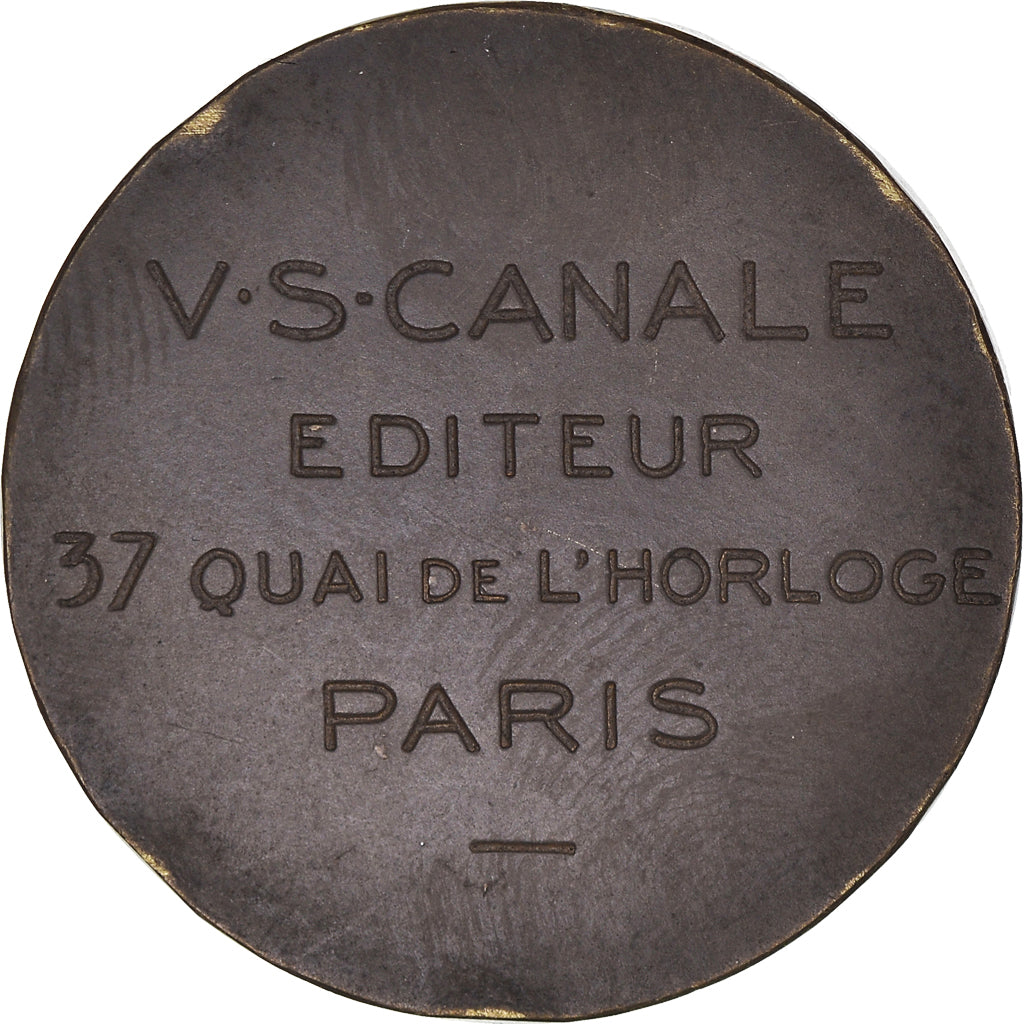 Francja, medal, V.S Canale, Soldats de 1914-1918, WAR, Dropsy, AU(50-53)