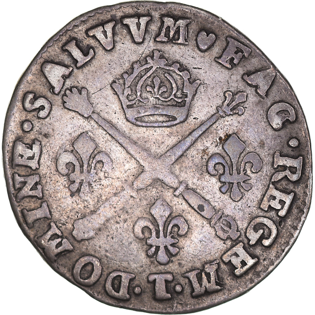 Coin, France, Louis XIV, 10 Sols aux insignes, 10 Sols-1/8 Ecu, 1707, Nantes