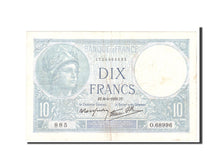 France, 10 Francs, 1939, KM:84, 1939-04-06, VF(30-35), Fayette:7.2