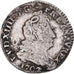 Moeda, França, Louis XIV, 5 Sols aux insignes, 1702, Rennes, VF(20-25), Prata