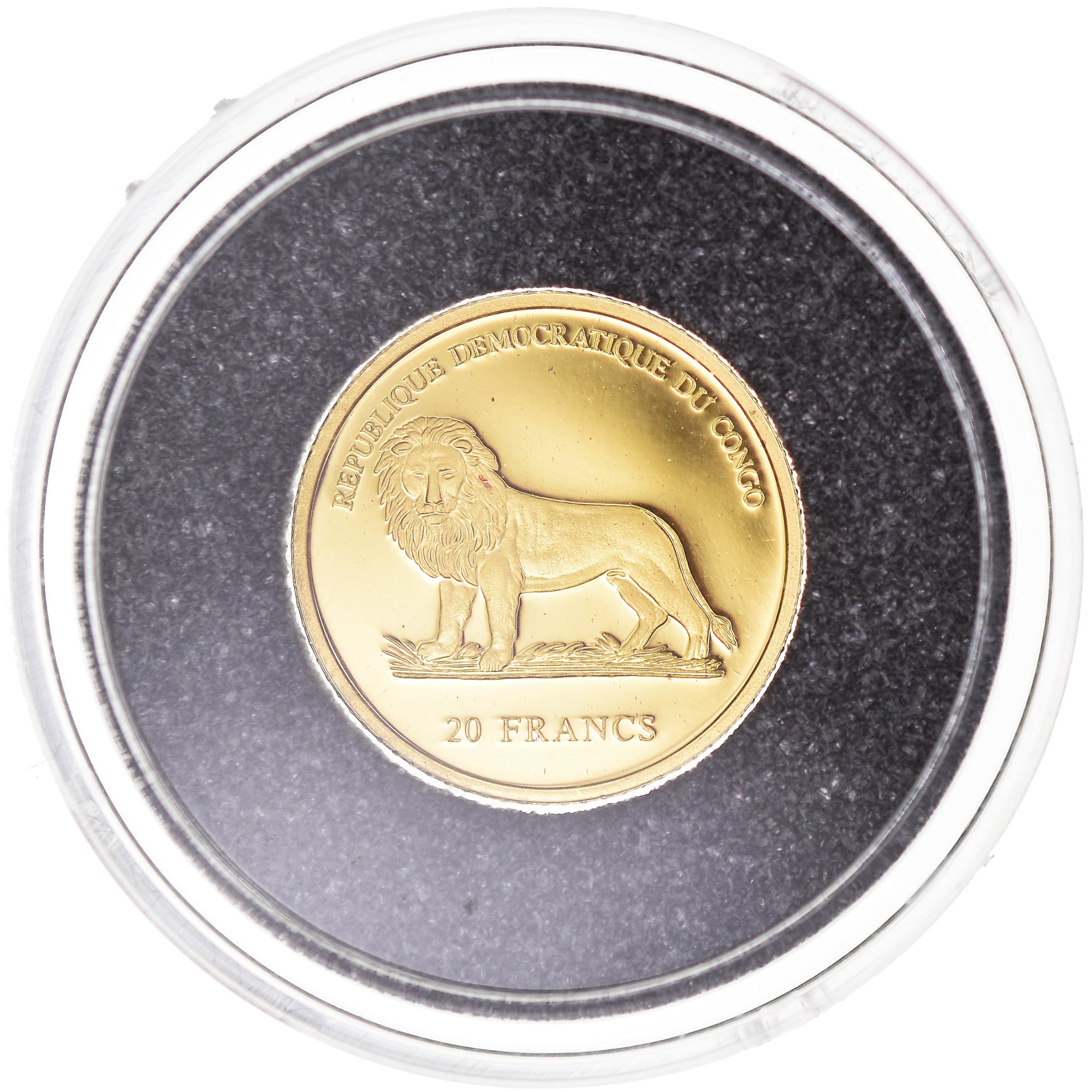 Monnaie, République démocratique du Congo, 20 Francs, 2003, Proof, FDC, Or