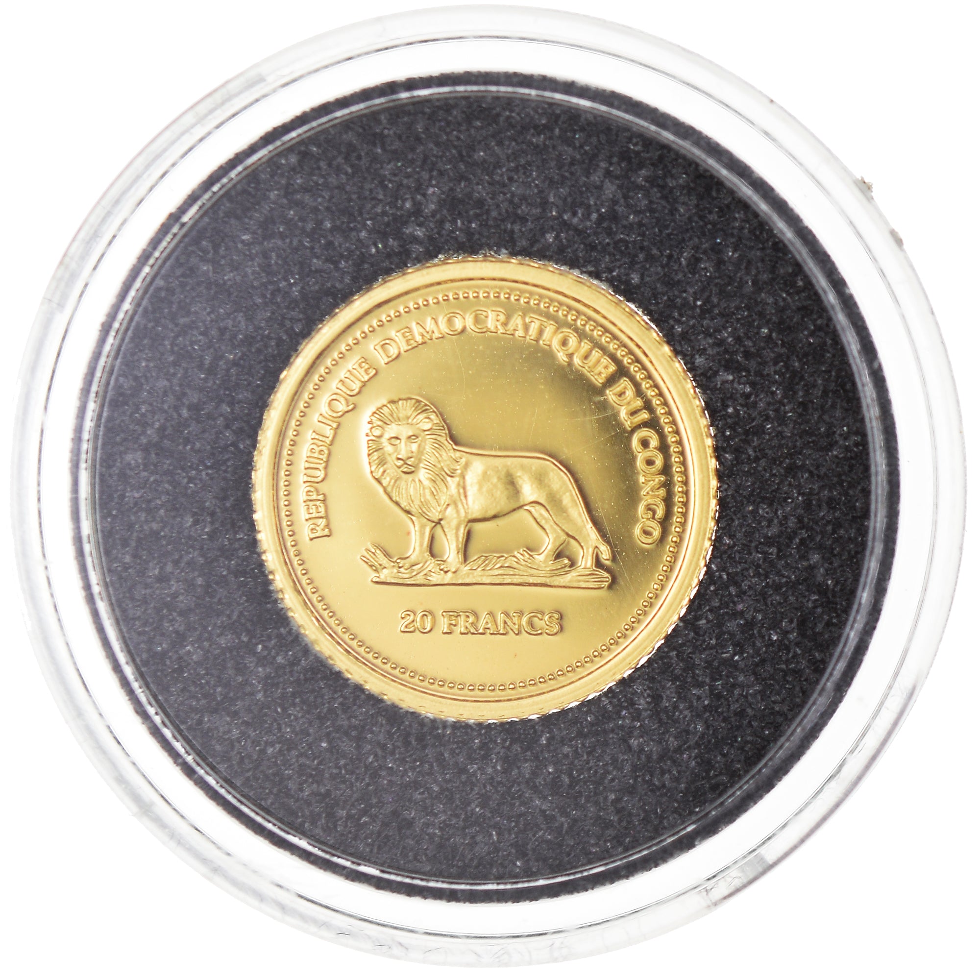 Monnaie, République démocratique du Congo, 20 Francs, 2005, FDC, Or, KM:173