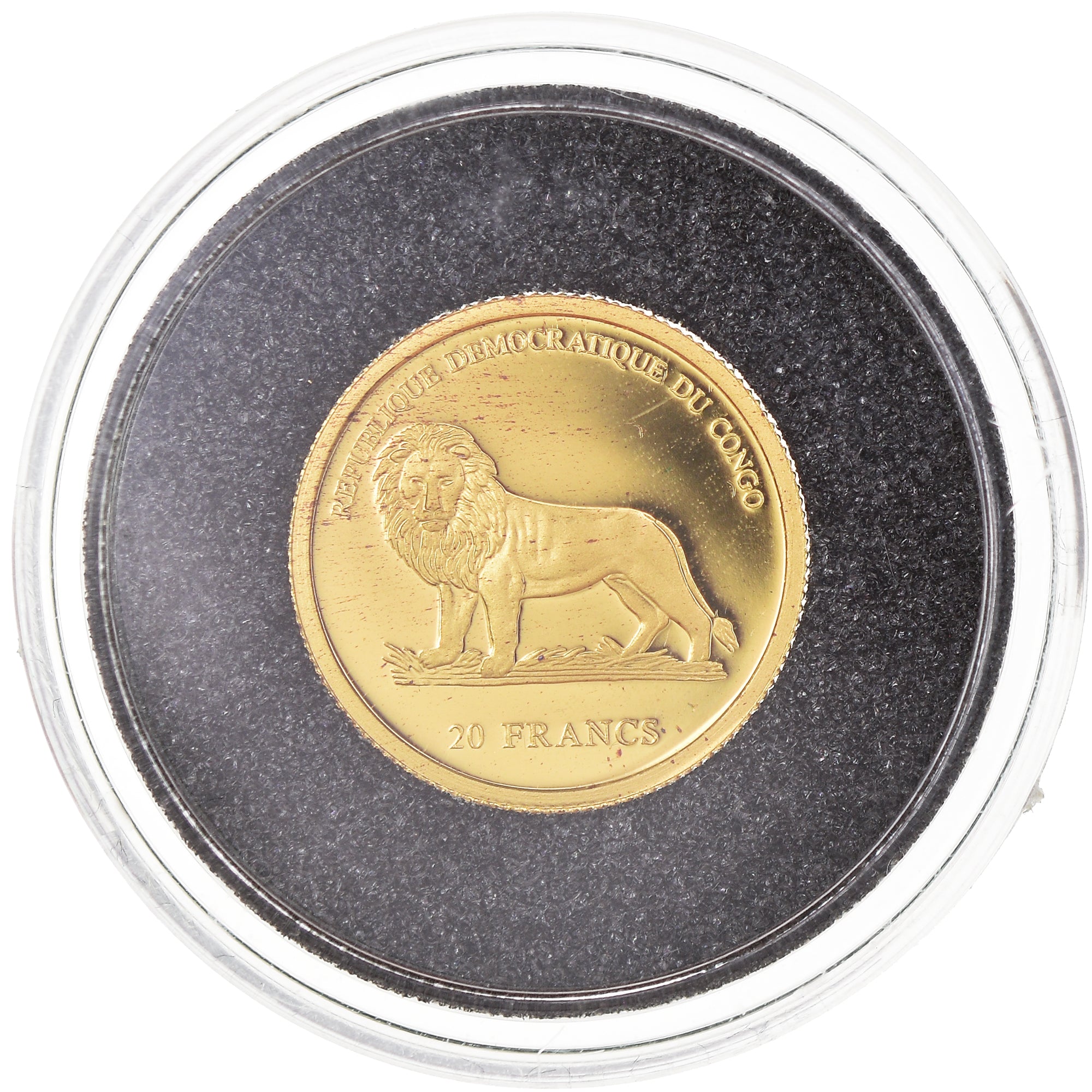 Coin, CONGO, DEMOCRATIC REPUBLIC, 20 Francs, 2006, Proof, MS(65-70), Gold