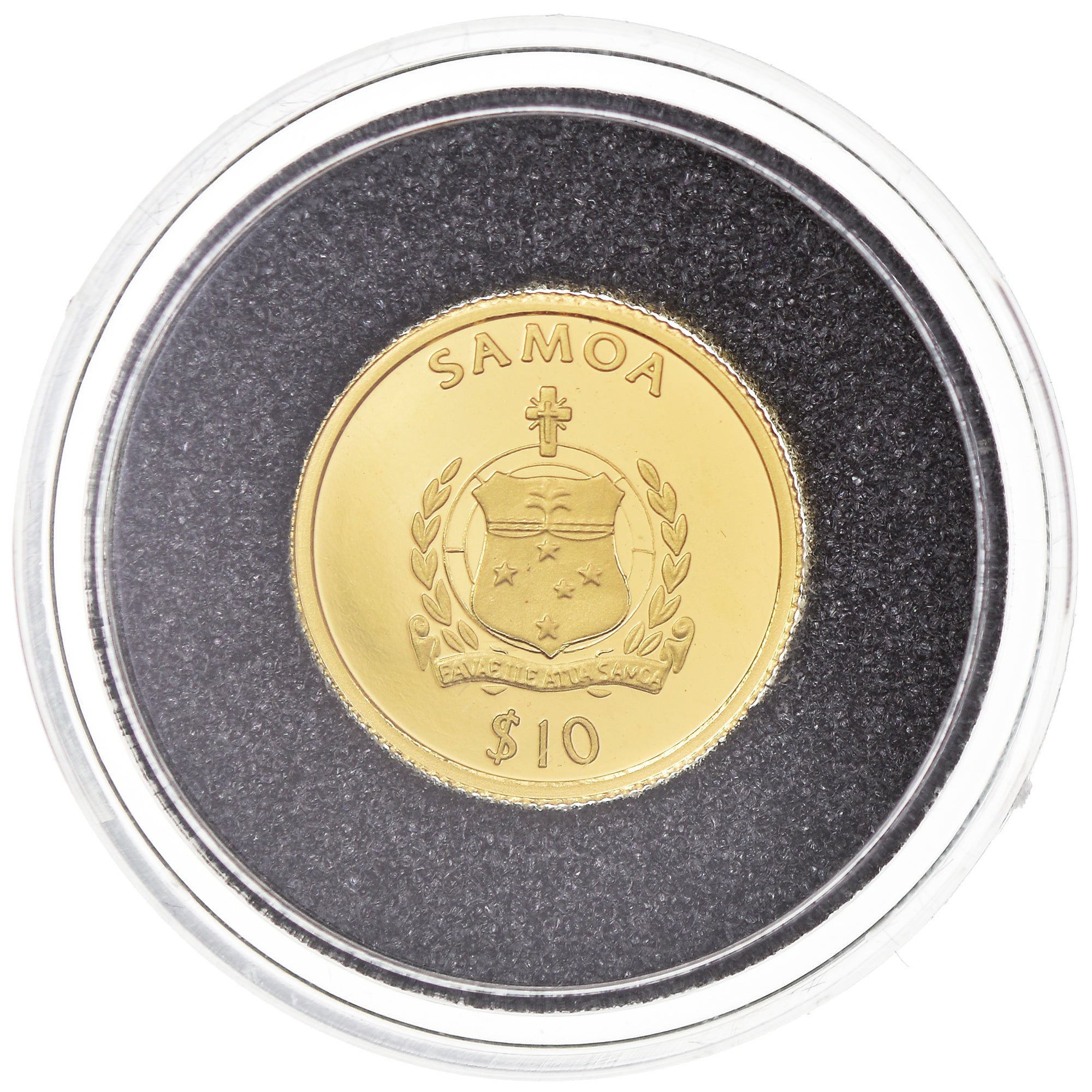 Coin, Samoa, 10 Dollars, 2006, MS(65-70), Gold