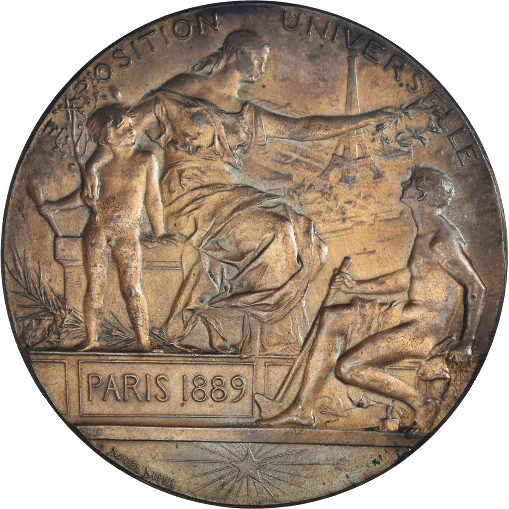 França, medalha, Exposition universelle de Paris, Artes e Cultura, 1889