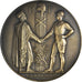 Argélia, medalha, Centenaire de l'Algérie, 1930, Poisson, AU(55-58), Bronze