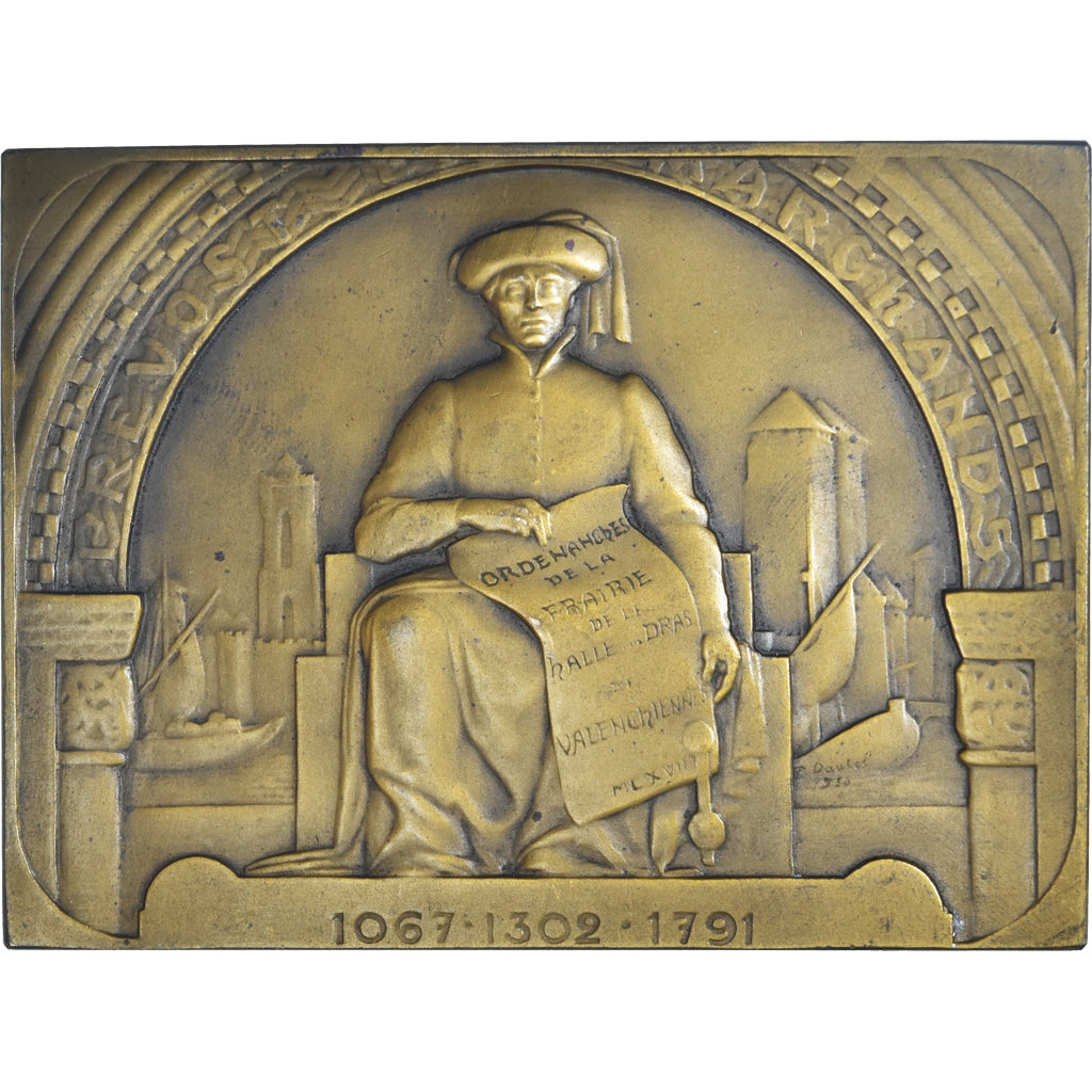 France, Médaille, Chambre de Commerce de Valenciennes, Dautel, SUP+, Bronze