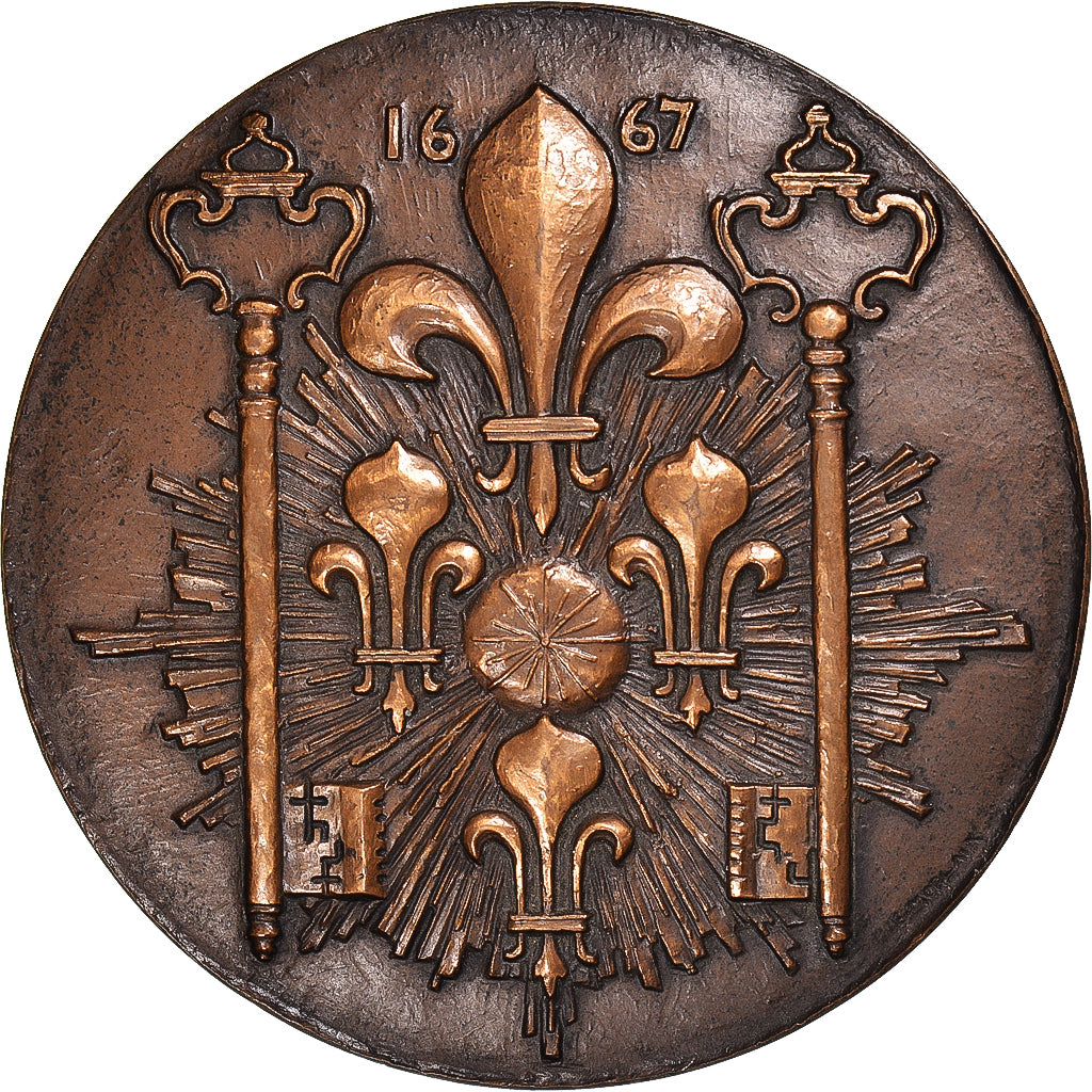 Francja, medal, Tricentenaire du rattachement de Lille à la France, Historia