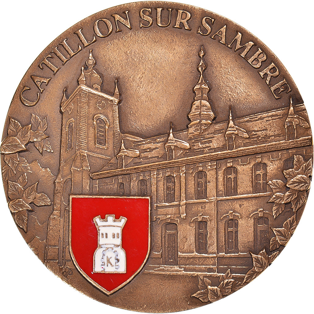 France, Medal, Ville de Catillon sur Sambre, Geography, AU(55-58), Bronze
