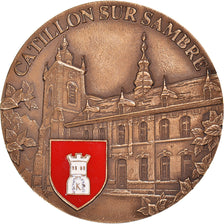 Francia, medalla, Ville de Catillon sur Sambre, Geography, EBC, Bronce