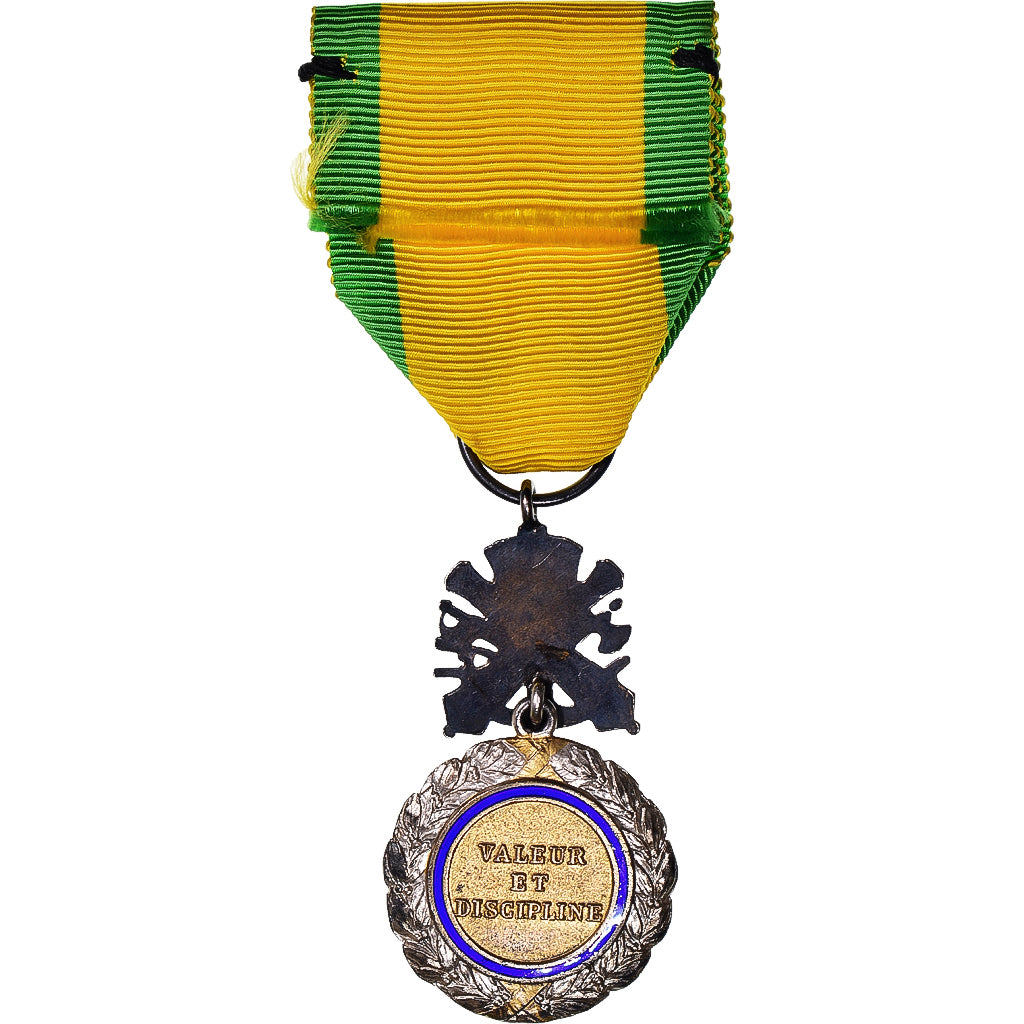 França, Troisième République, Valeur et Discipline, medalha, 1870, Não