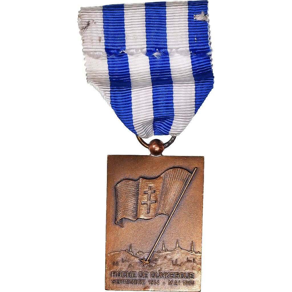 France, Libération de Dunkerque, Poche de Dunkerque, WAR, Médaille, 1945
