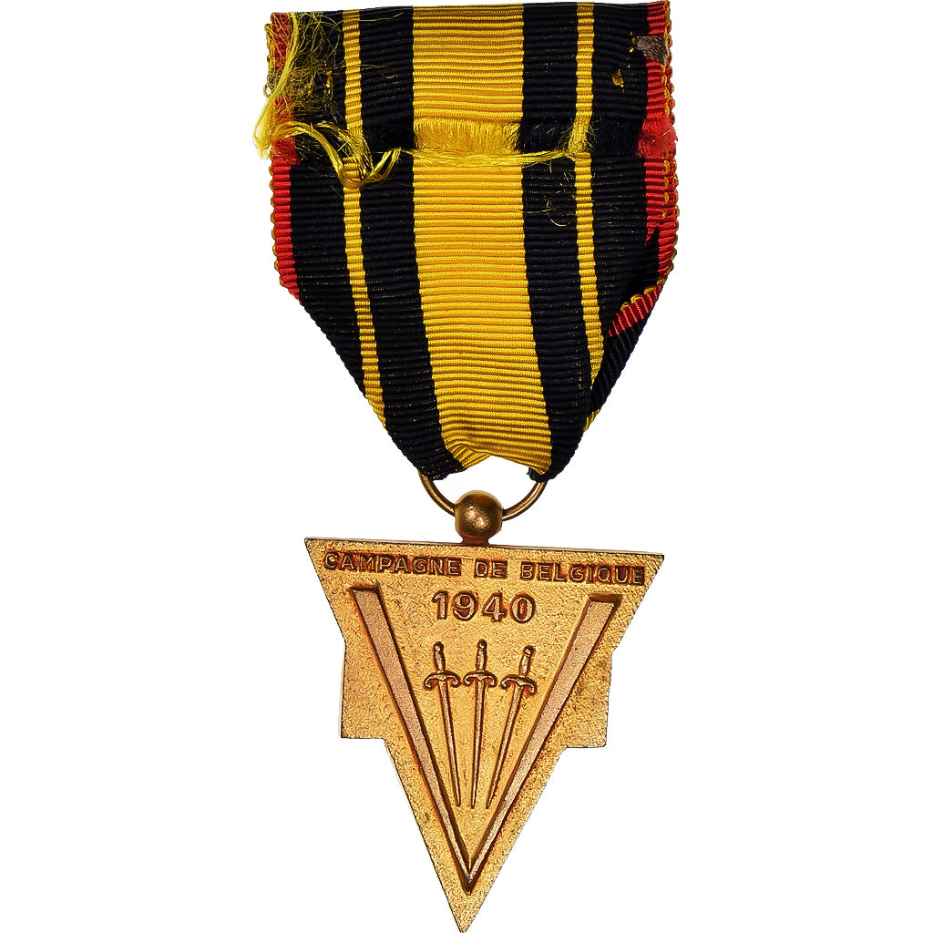 België, Campagne de Belgique, WAR, Medaille, 1940, Excellent Quality, Bronzen