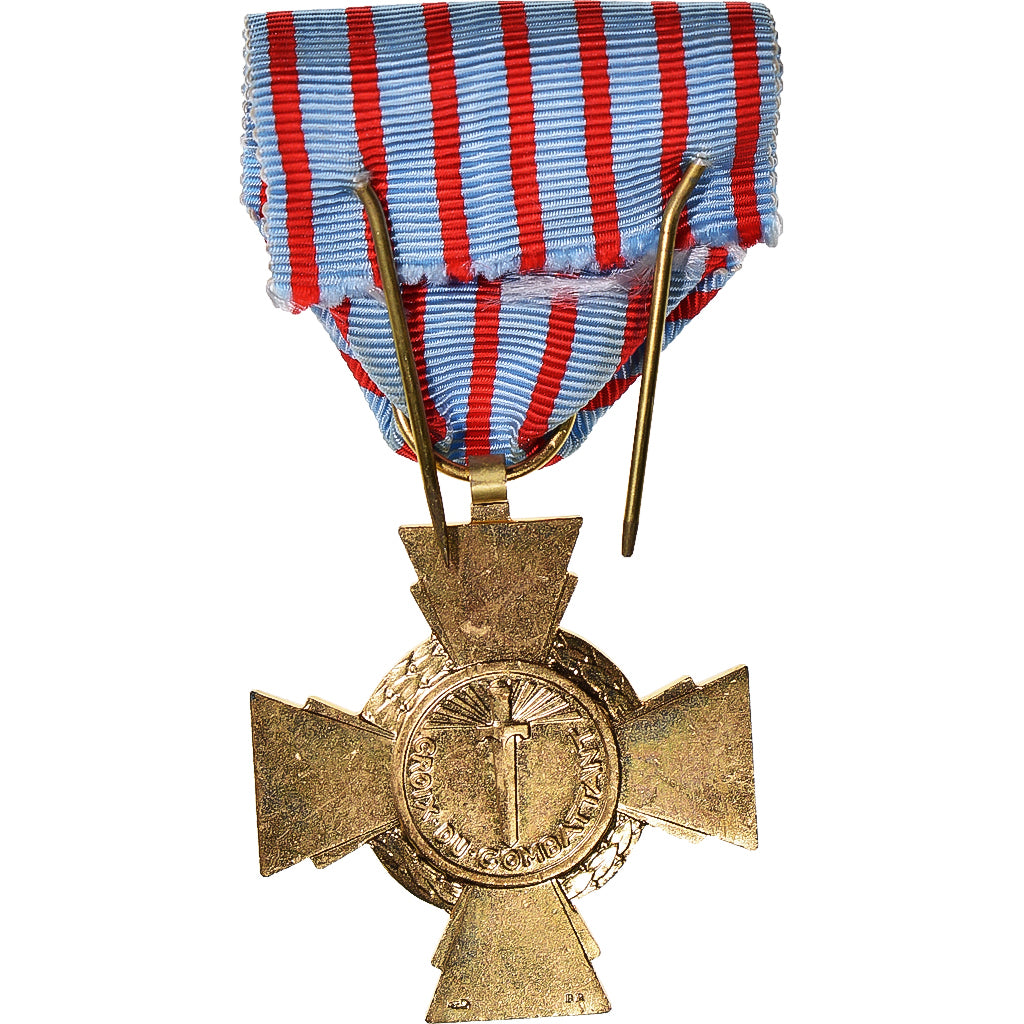 França, Croix du Combattant, WAR, medalha, 1914-1918, Qualidade Excelente