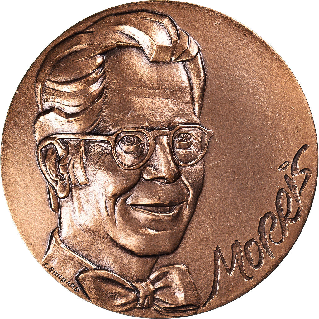 Frankrijk, Medaille, Morris, Lucky Luke, BD, C. Gondard, UNC-, Bronzen