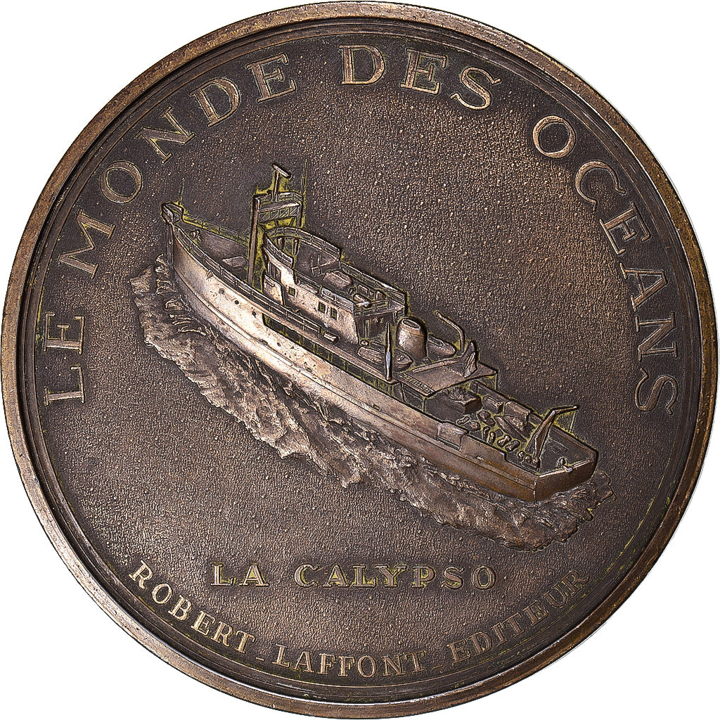Francja, medal, Commandant Jacques Yves Cousteau, Wysyłka, Duboc, AU(55-58)