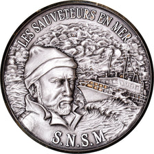 França, medalha, S.N.S.M, Sauveteurs en Mer, Navegação, MS(63), Bronze
