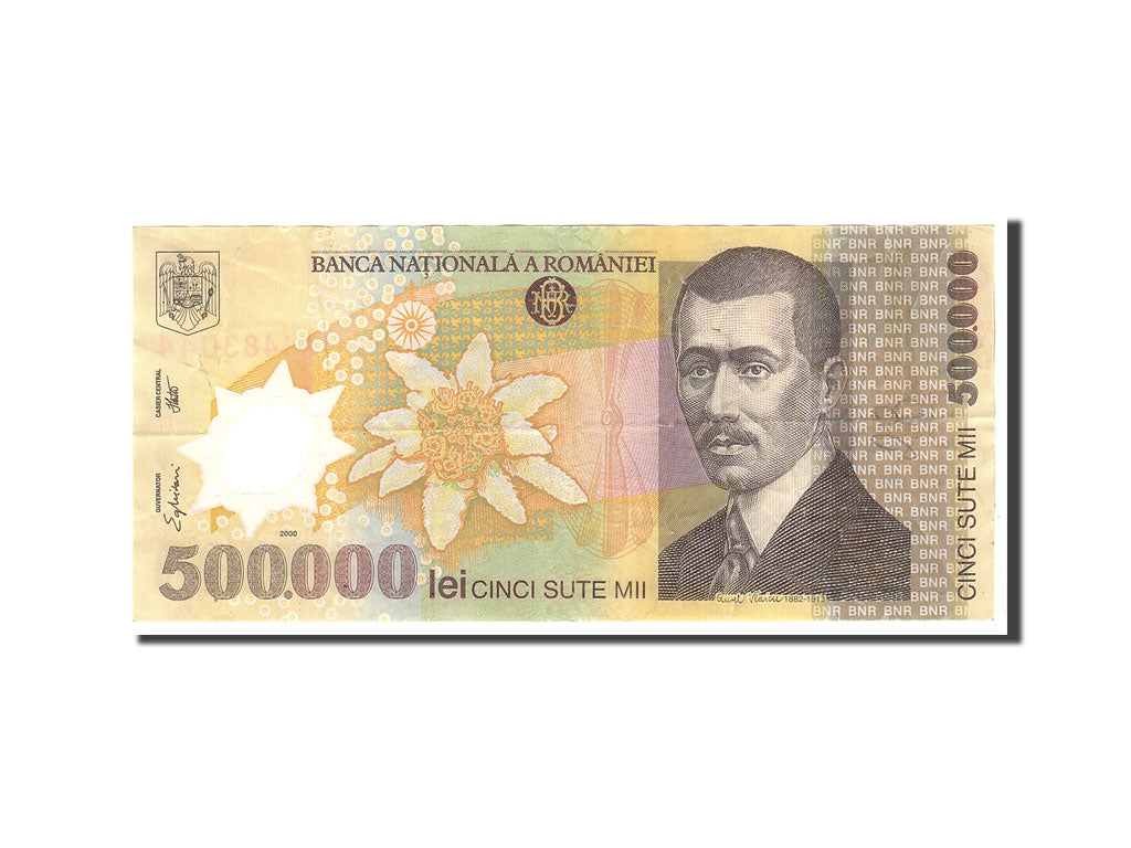 Banknote, Romania, 500,000 Lei, 2000, Undated, KM:115a, EF(40-45)