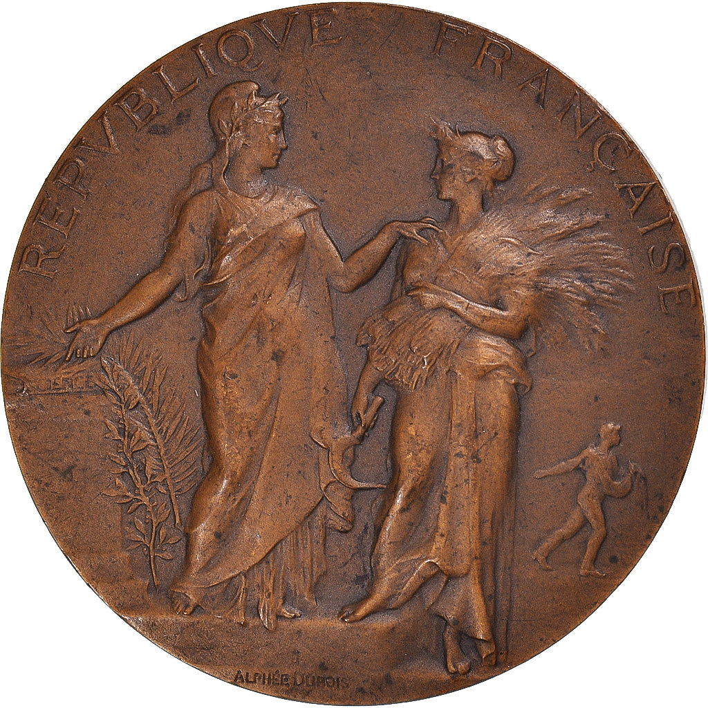 Francia, medaglia, Concours National Agricole de Rennes, Agriculture, 1911