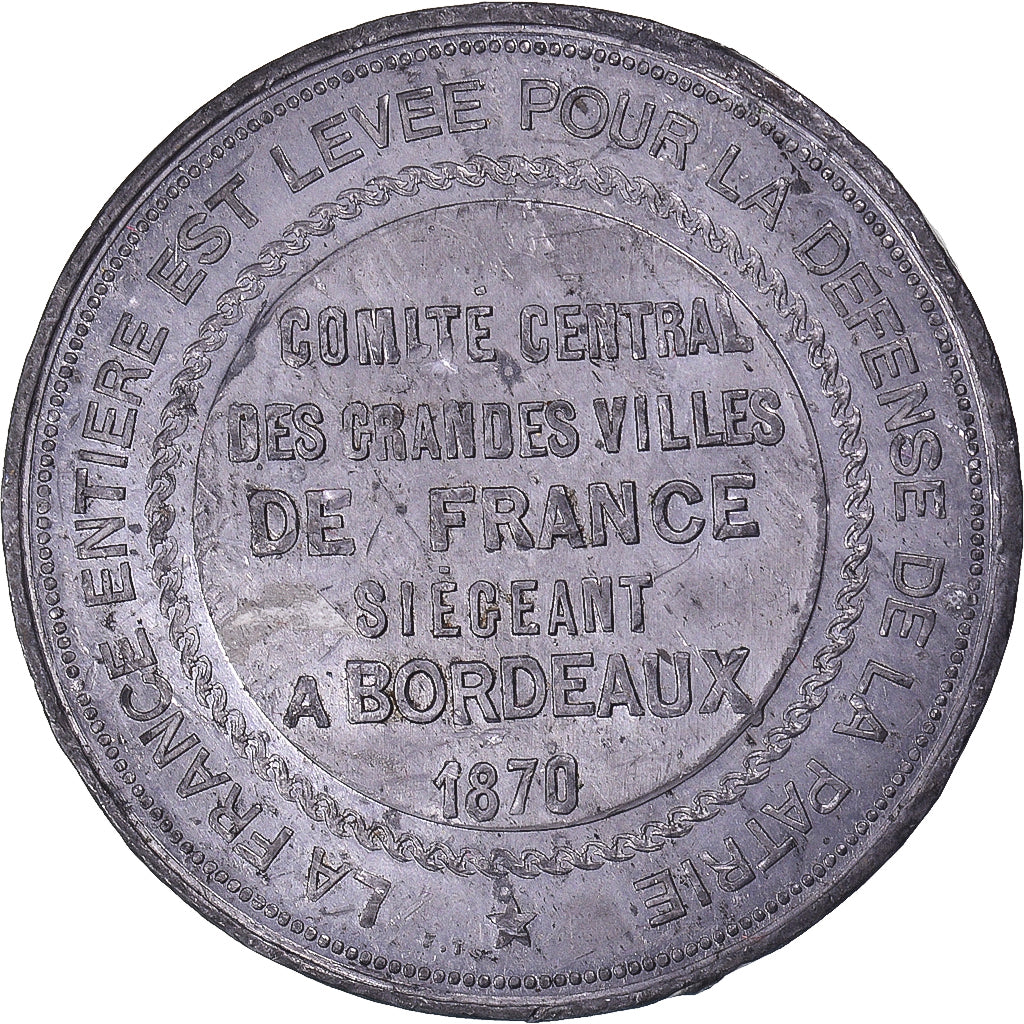 Francia, medaglia, Troisième République, Siège du Comité central des Grandes