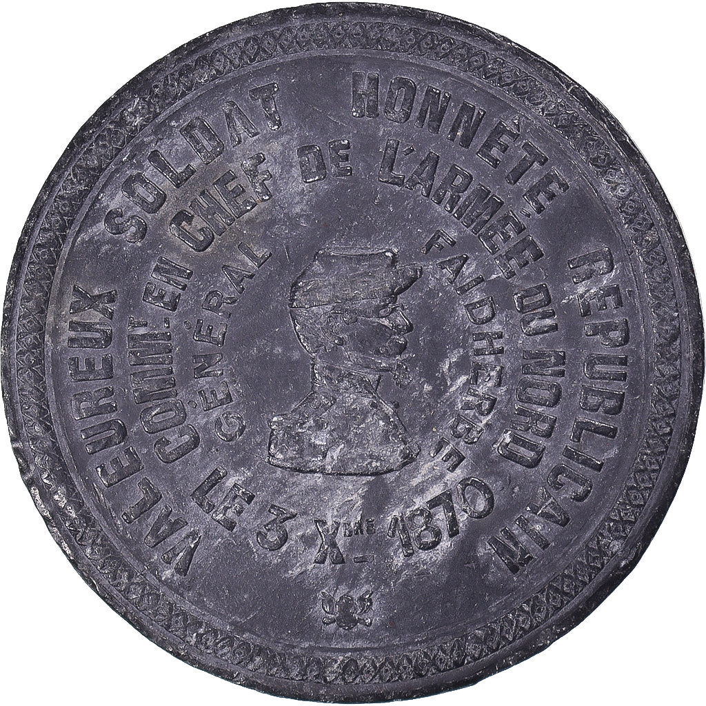 Francia, medalla, Troisième République, Faidherbe, Général en Chef de