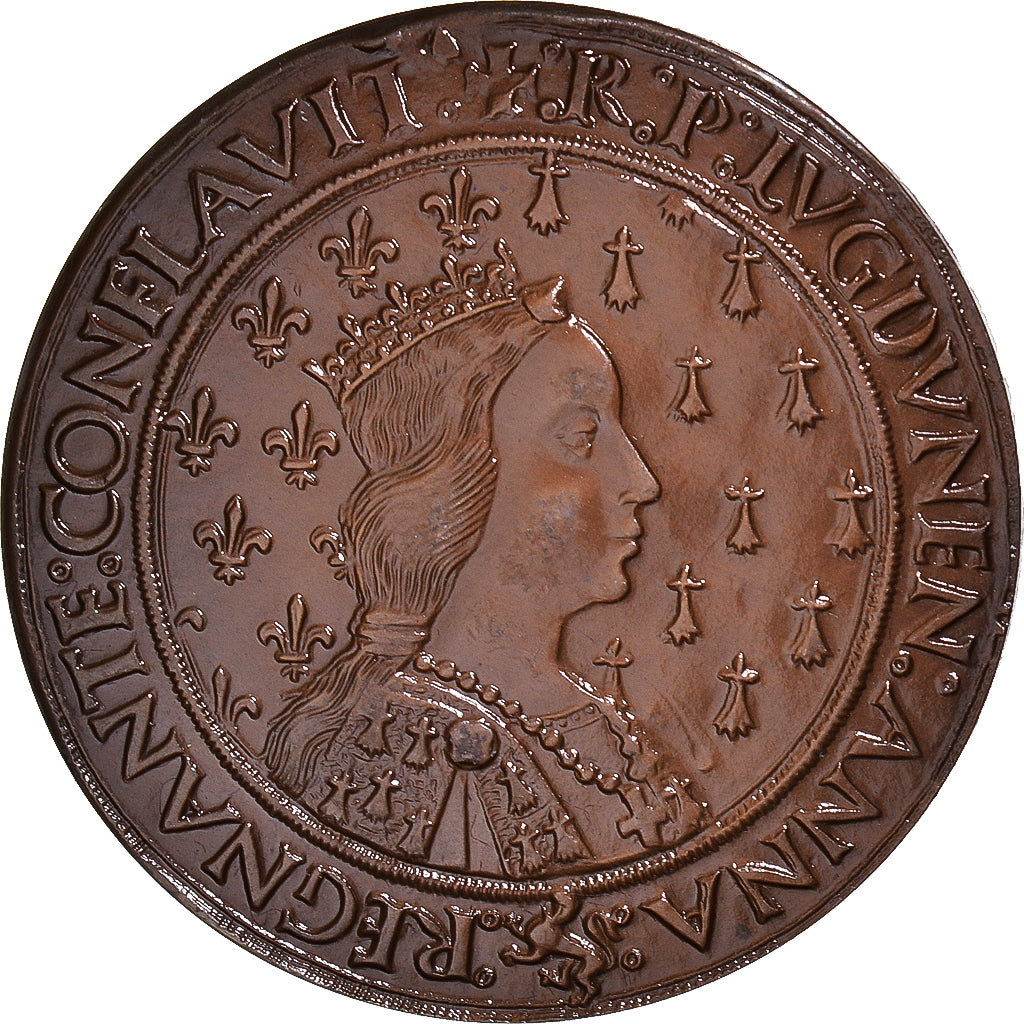 Francia, medaglia, Les Rois de France, Charles VII, History, 1987, Restrike