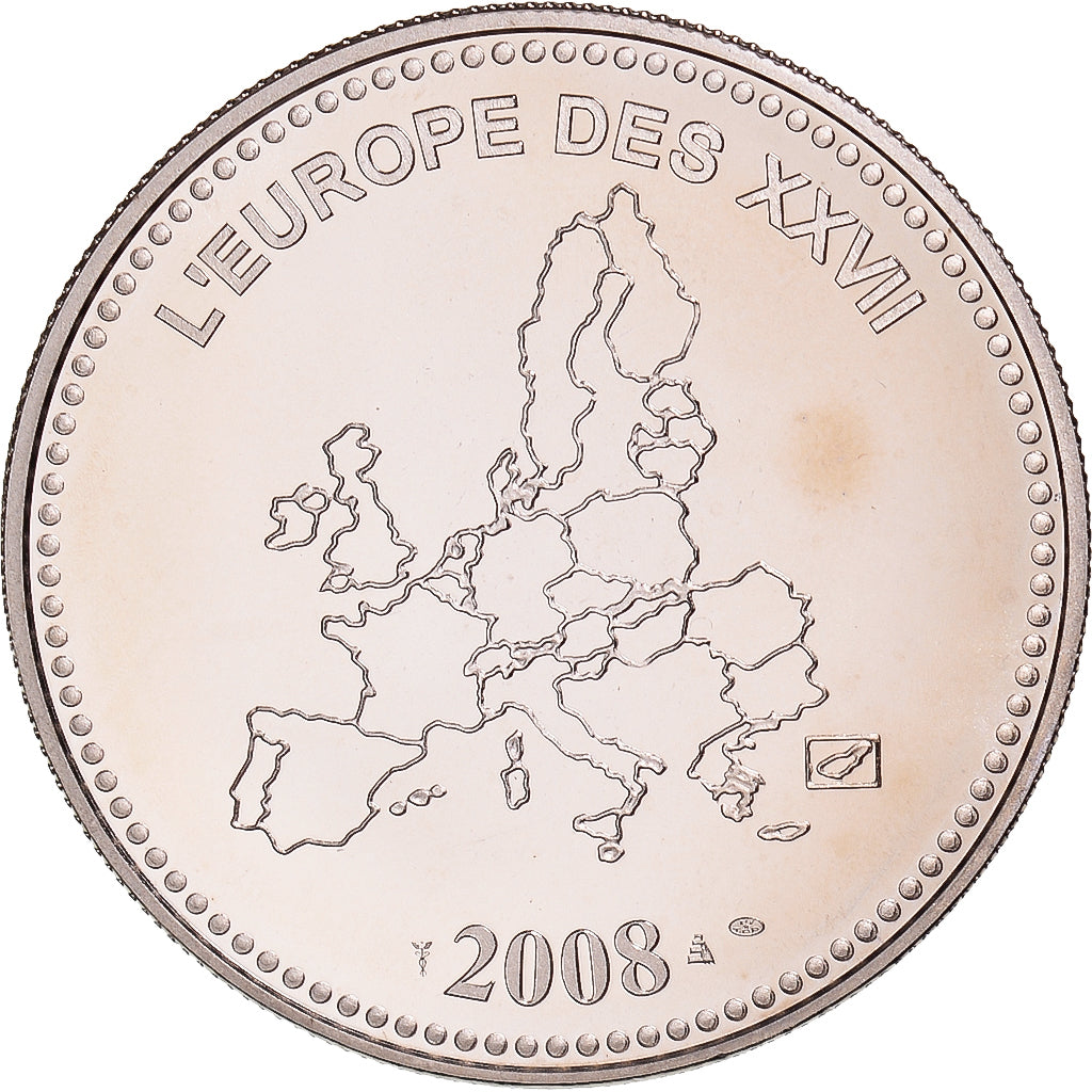 France, Medal, Sarkozy, Présidence de l'Union Européenne, Politics, 2008