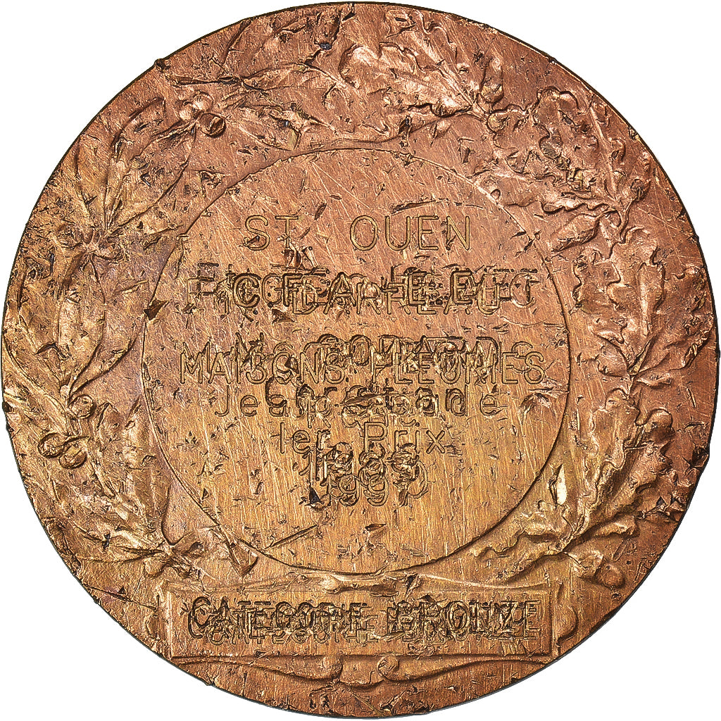 Francia, medalla, Le Trait d'Union des Electriciens, Saint-Ouen, Business &