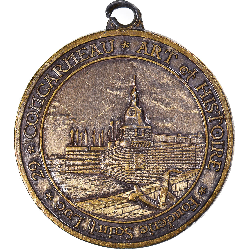 France, Médaille, Fonderie Saint Luc, Concarneau, TB+, Laiton