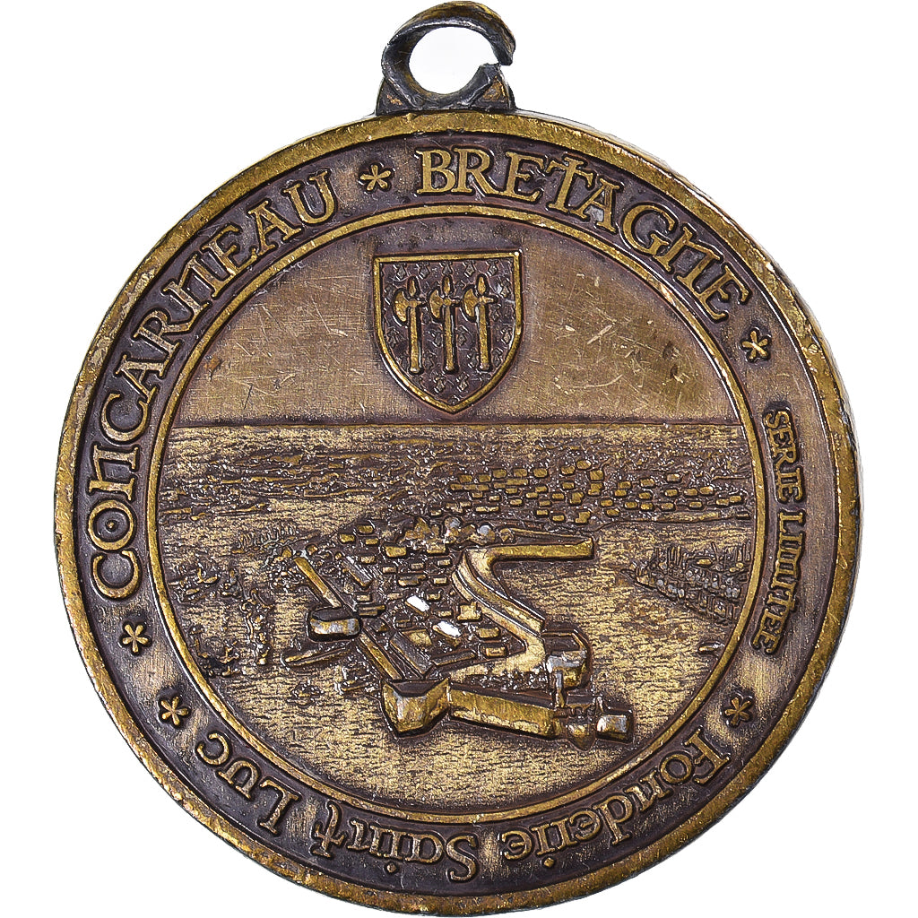 France, Médaille, Fonderie Saint Luc, Concarneau, TB+, Laiton