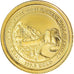 Coin, Cambodia, 3000 riels, 2003, Singapore Mint, MS(65-70), Gold, KM:126