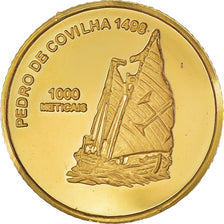 Coin, Mozambique, Pedro da Covilha, 1000 Meticais, 2004, Proof, MS(65-70), Gold