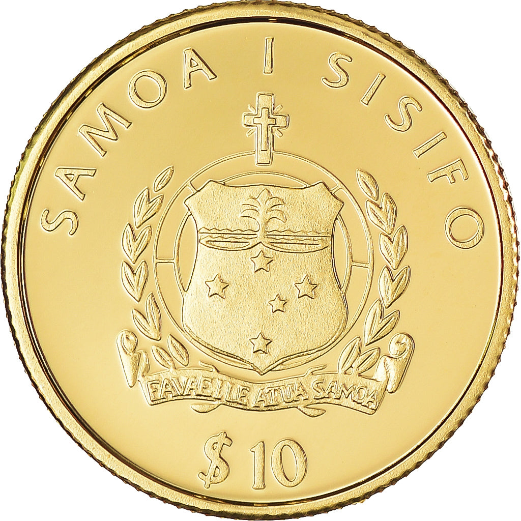 Monnaie, Samoa, Kennedy, 10 Dollars, 2003, Proof, FDC, Or