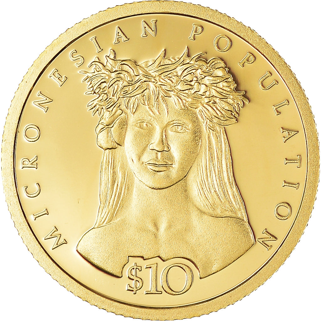 Münze, Nauru, 10 Dollars, 2007, Proof, STGL, Gold