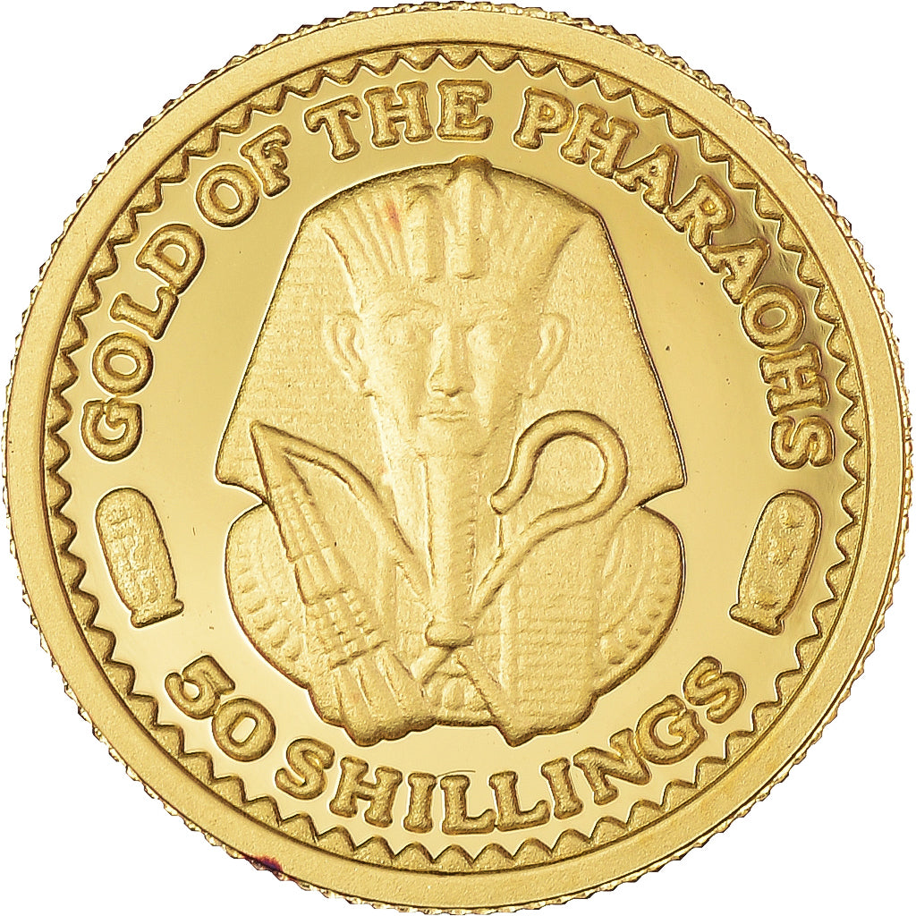 Münze, Somalia, Pharaons, 50 Shillings, 2002, Proof, STGL, Gold