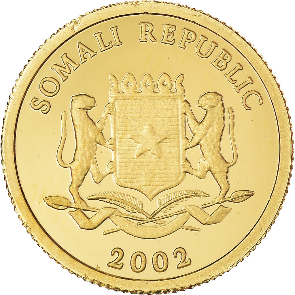 Münze, Somalia, Pharaons, 50 Shillings, 2002, Proof, STGL, Gold