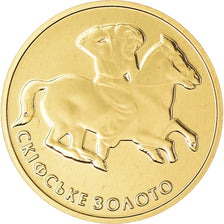Moneta, Ucraina, Les Scythes, 2 Hryvni, 2005, Proof, FDC, Oro