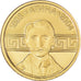 Coin, Bulgaria, Pierre de Coubertin, 5 Leva, 2002, Proof, MS(65-70), Gold