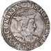 Münze, Frankreich, François Ier, Teston, Rouen, 3rd type, SS+, Silber