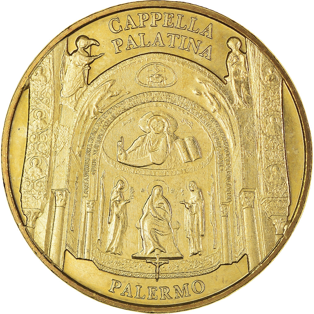 Italien, betaalpenning, Palazzo dei Normanni, Palermo, Arts & Culture, VZ