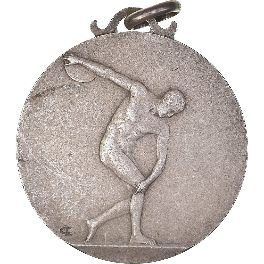 France, Médaille, Le Discobole, SUP, Argent