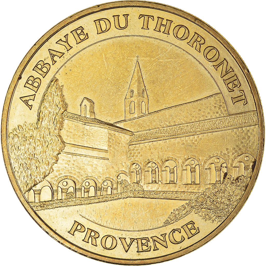 Francia, zeton, 83/ Abbaye du Thoronet, 2016, MDP, MBC+, Aluminio y cuproníquel