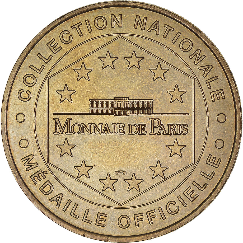 Francia, zeton, Jetón turístico, 13/ Saintes-Marie de la Mer - Eglise, 1999