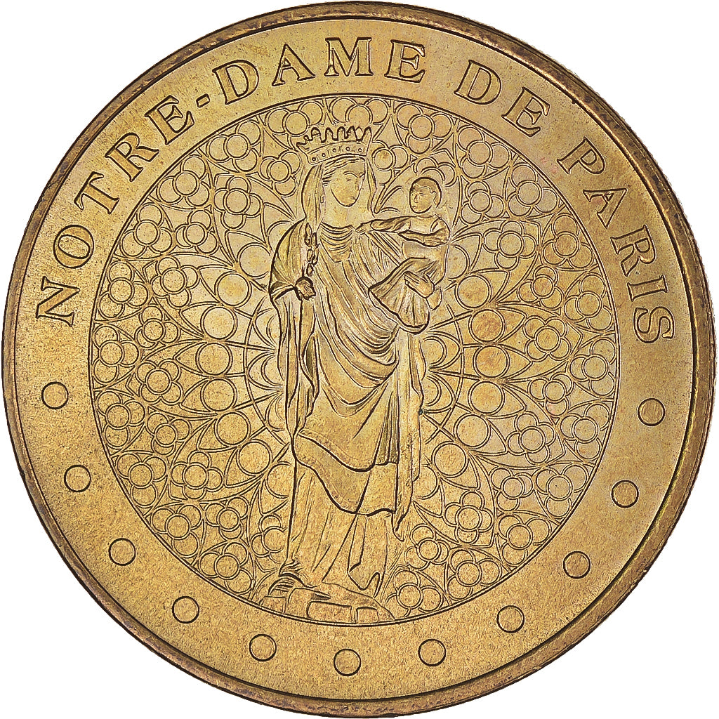 Frankrijk, Token, Toeristisch fiche, Paris - Notre Dame - Vierge à l'enfant