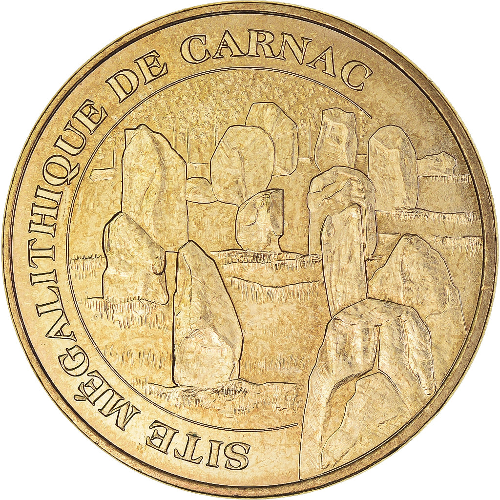 Francia, zeton, Jetón turístico, Carnac - Les alignements n°3, Arts &