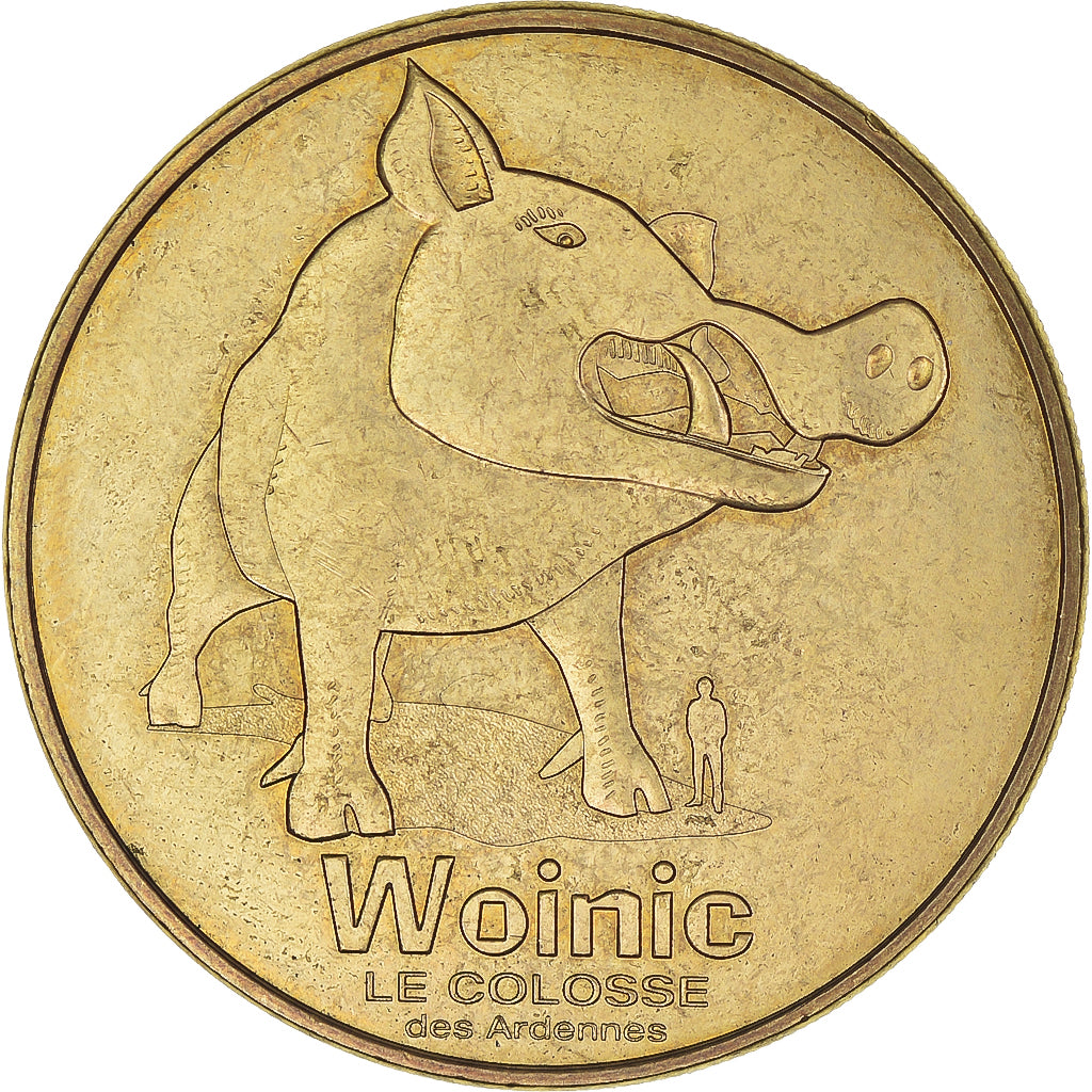 Francia, zeton, Tourist Token, 08/ Woinic - Colosse des Ardennes, 2015, Monnaie