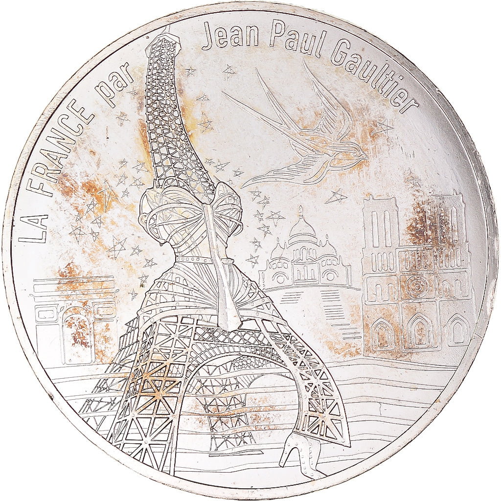 France, 10 Euro, Jean Paul Gaultier, 2017, 13, MS(64), Silver