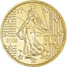 França, 50 Euro Cent, 2009, BU, MS(65-70), Latão