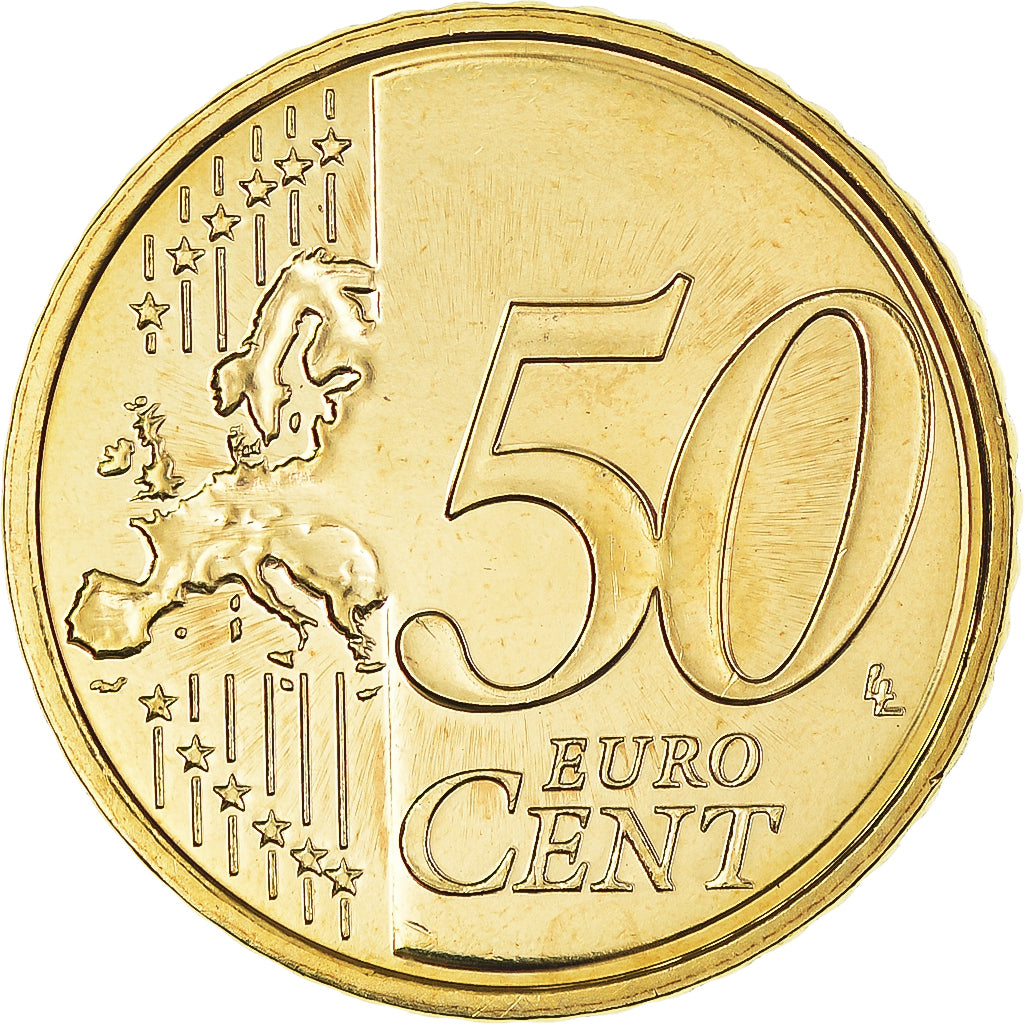 França, 50 Euro Cent, 2009, BU, MS(65-70), Latão