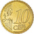 Francia, 10 Euro Cent, 2009, BU, FDC, Latón